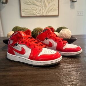 Kids Jordan 1 Barcelona Sneakers